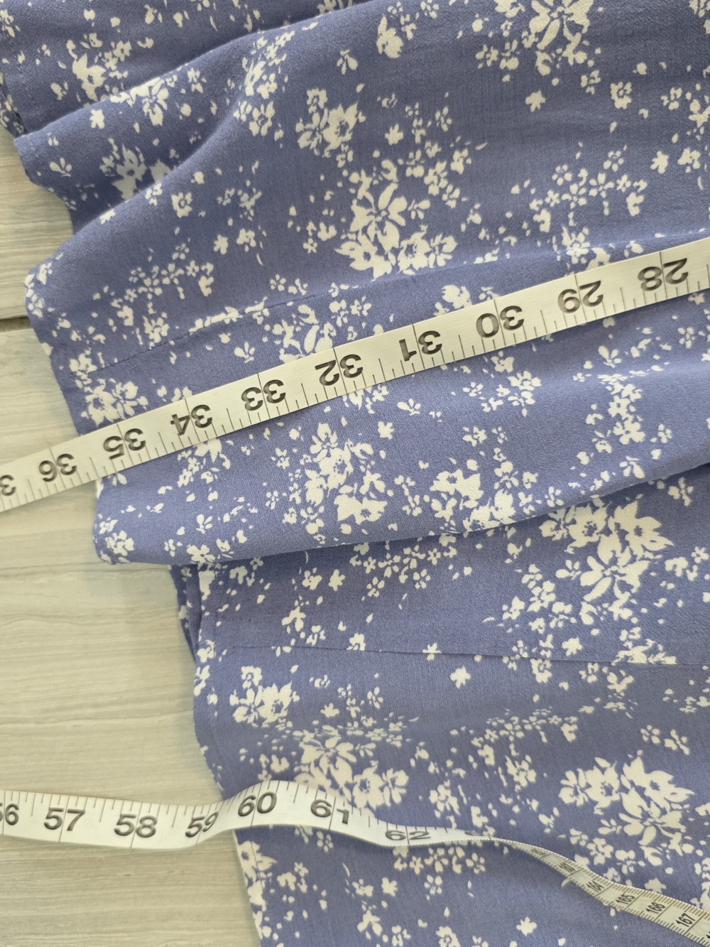 Uniqlo Periwinkle Blue Floral Maxi Skirt - Picture 8 of 8